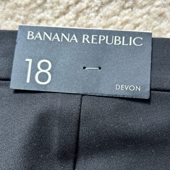 NWT Banana Republic Devon bi-stretch tuxedo- stripe pants - Picture 5 of 6